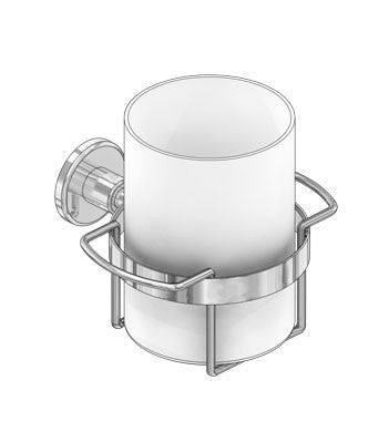 Vola T6 Tandglasholder med glas