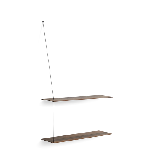 Woud Stedge 80cm hylde i røget eg