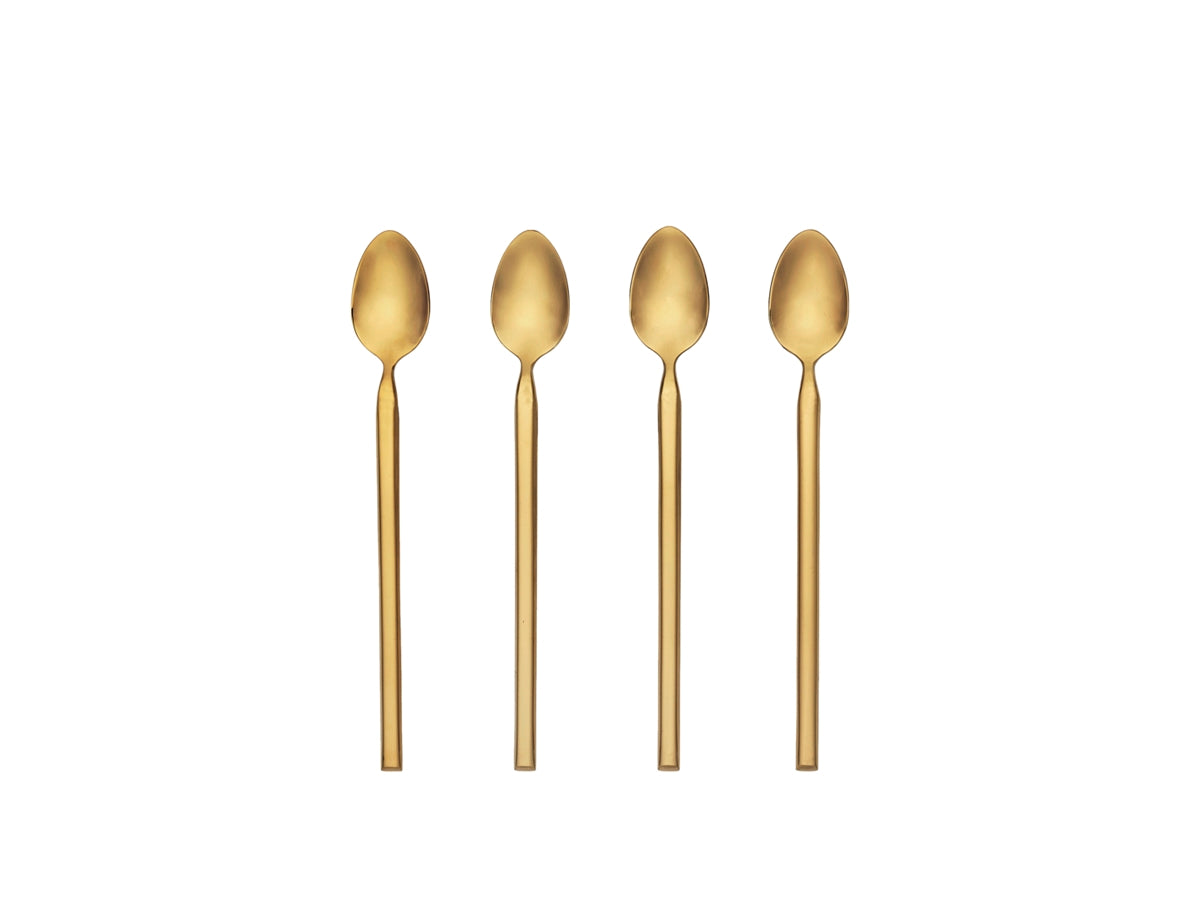 Lang ske i Titanium Rose Gold - 4 stk