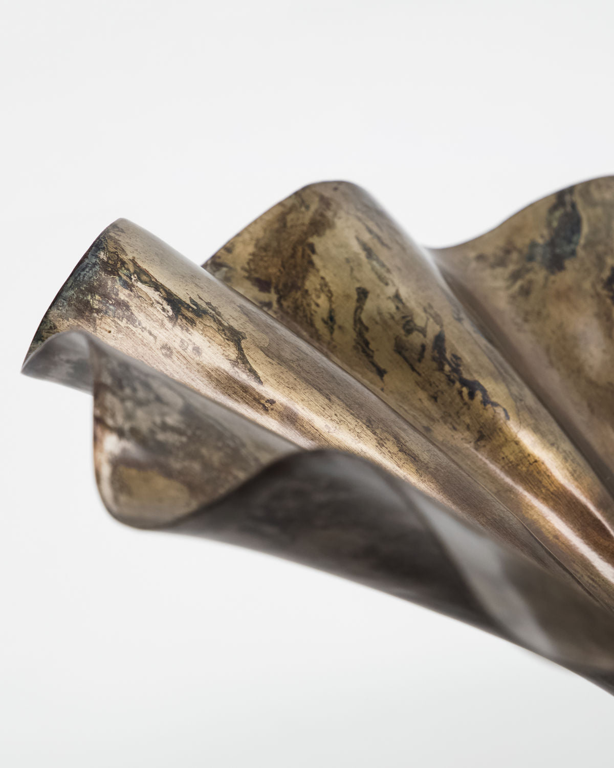 Flood skål antik brun