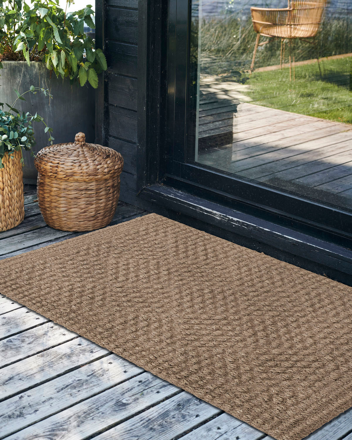 Dørmåtte Clean Natural stor