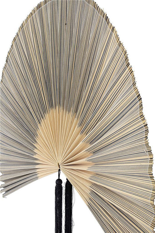 Bloomingville Jaime Vægdekoration – Sort Bambus 110x150 cm