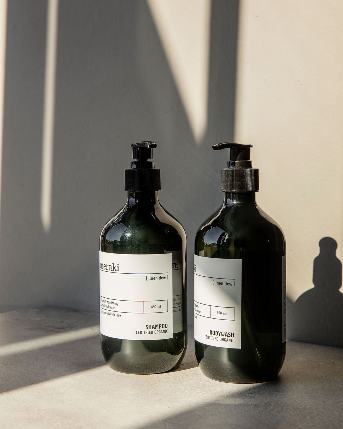 Meraki body wash linen dew 490ml