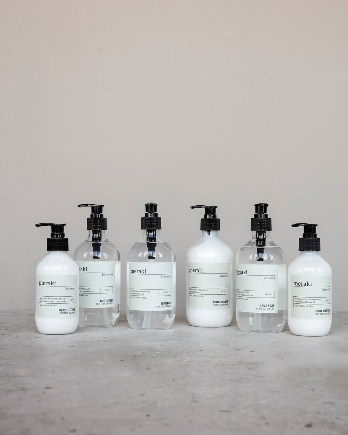 Meraki body wash silky mist