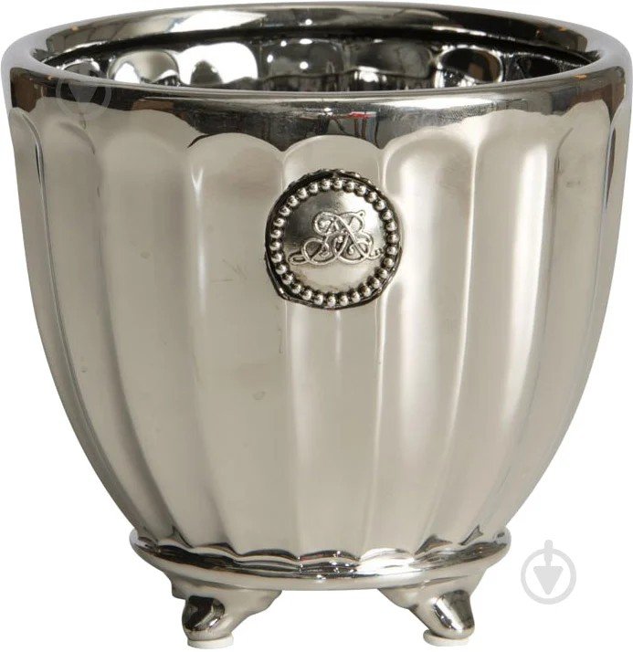 Lene Bjerre Notilde Skjuler / Urtepotteskjuler – Sølv (18 cm)