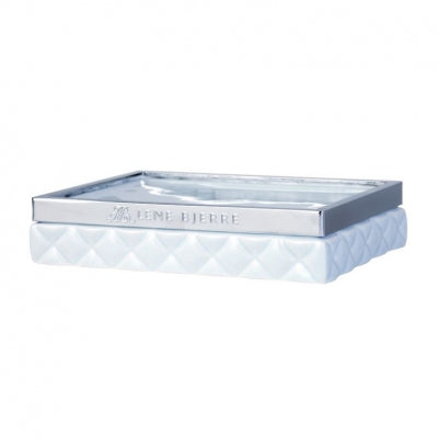 Portia sæbeholder 13x10 cm. blå