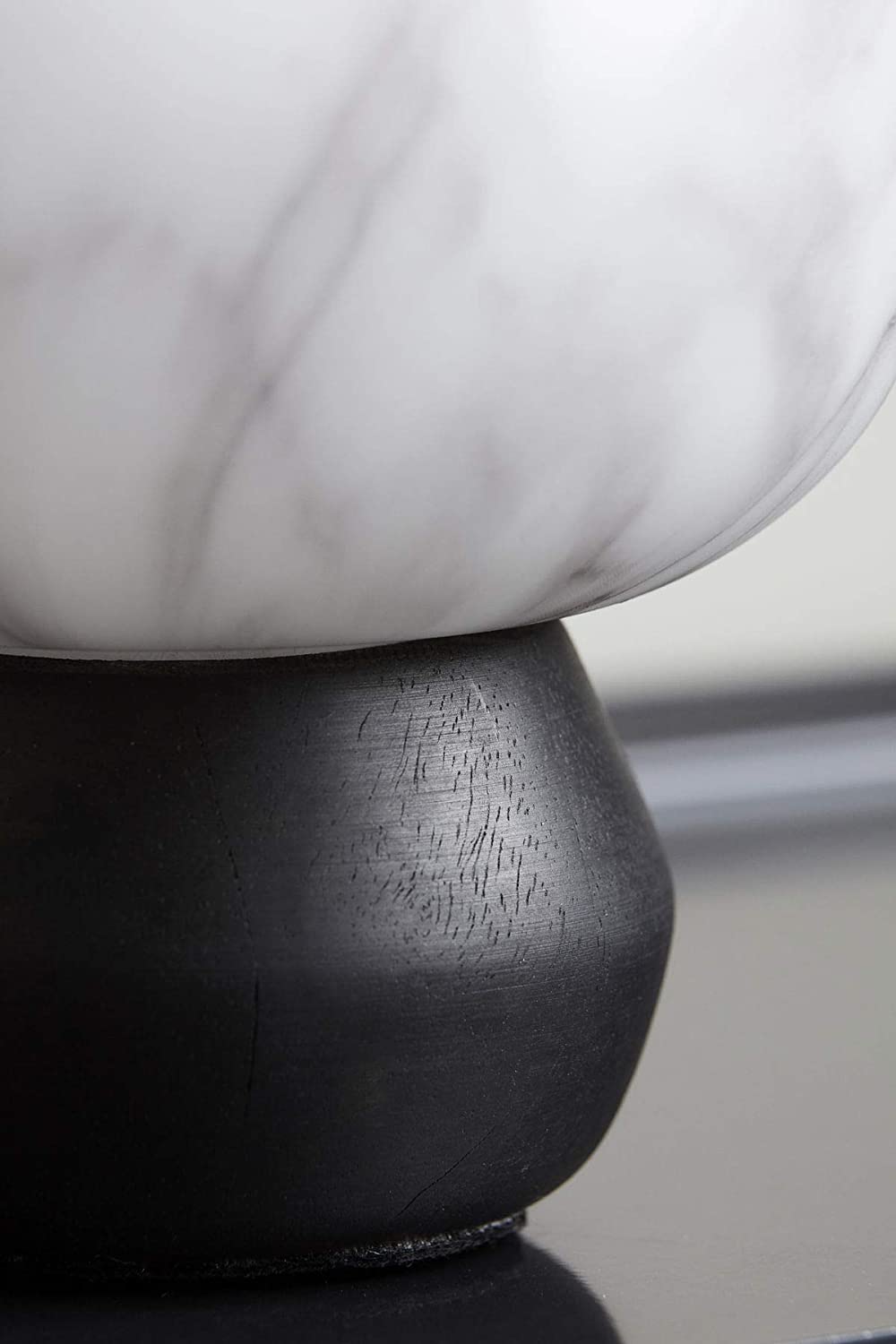 Lanterne Fog Sort og Hvid marmor