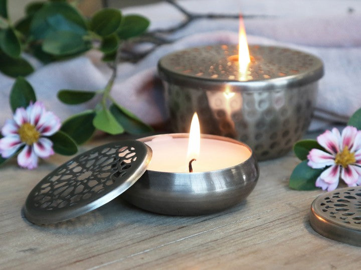 Chic Antique Fyrfadsstage i jern med voks