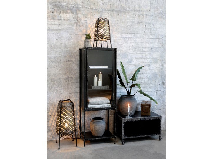 Gulvlampe i metal i 2 str.