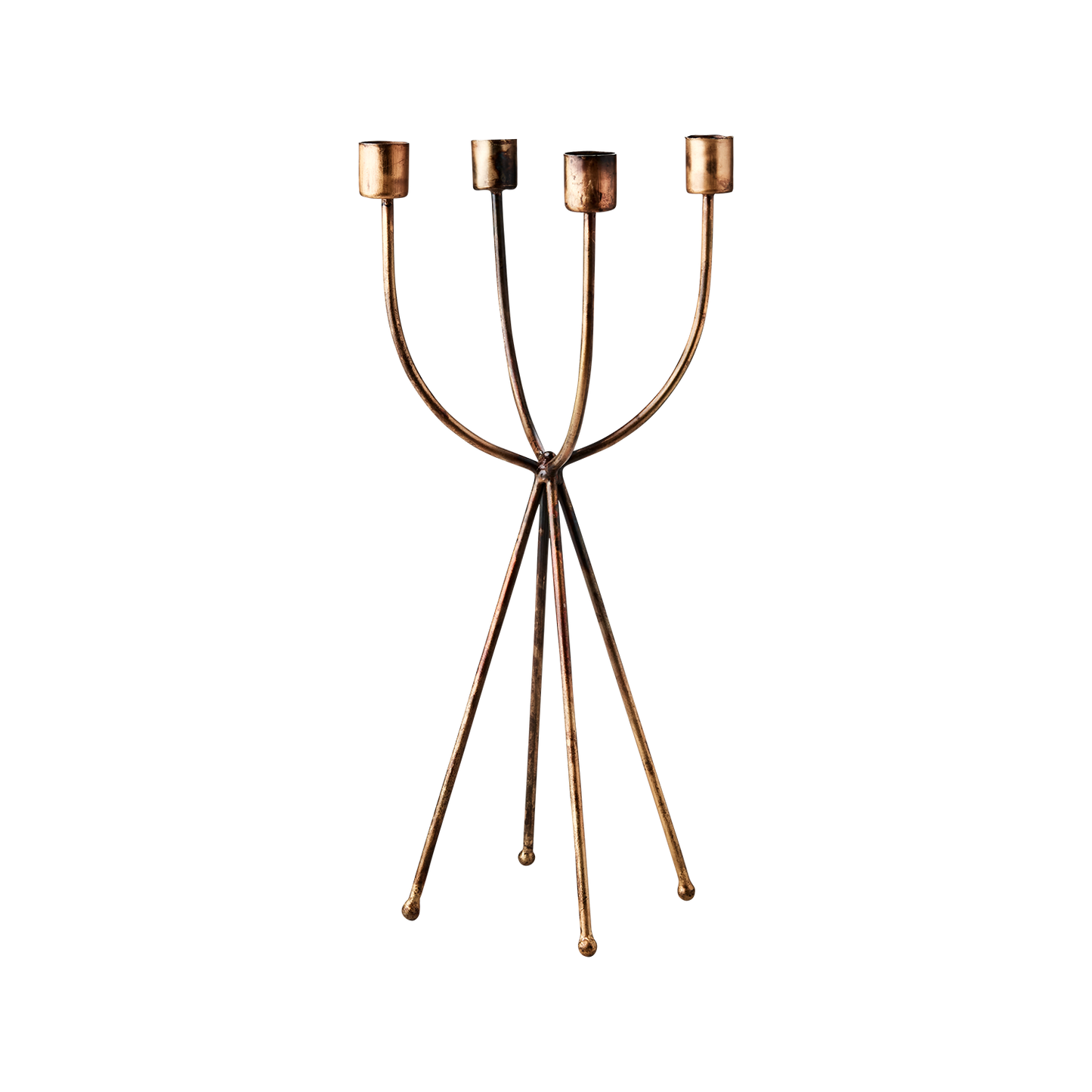 Thomas Candelabra Lysestage messingfarve medium