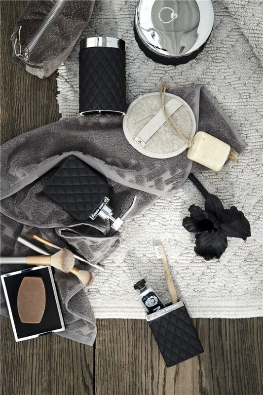 Portia sæbeholder 13x10 cm. sort