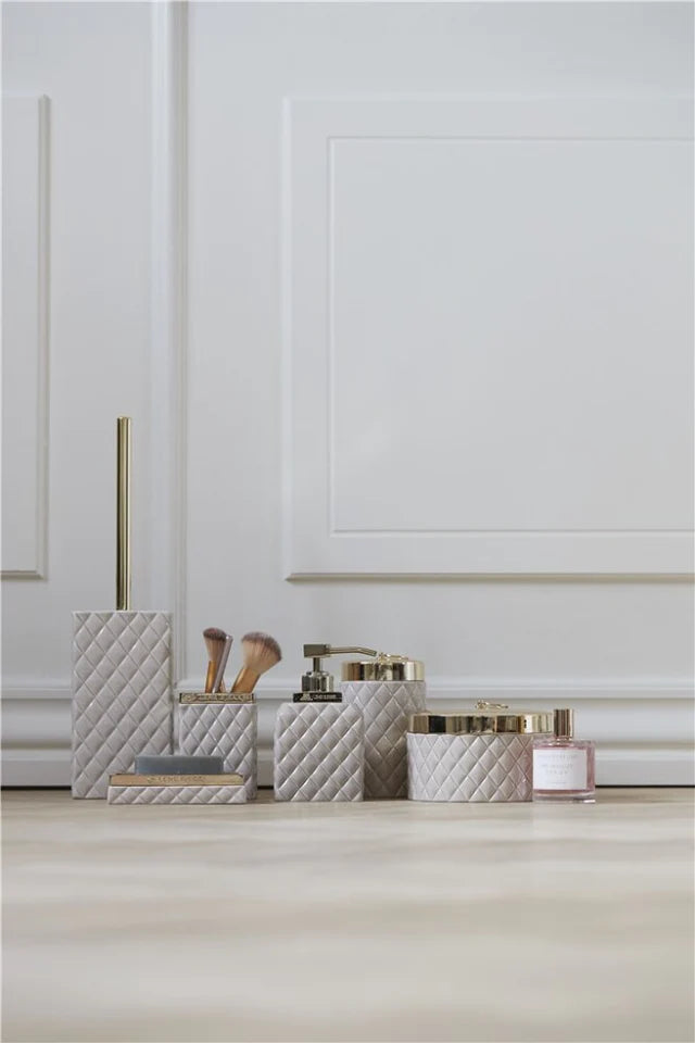 Portia toiletbørste H39cm camel-gold