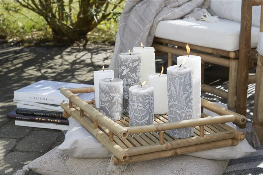 Lupia bloklys H20 cm. hvid