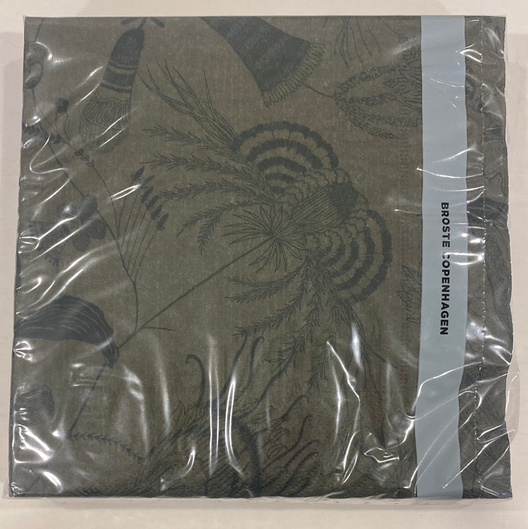 Broste serviet mørkegrøn