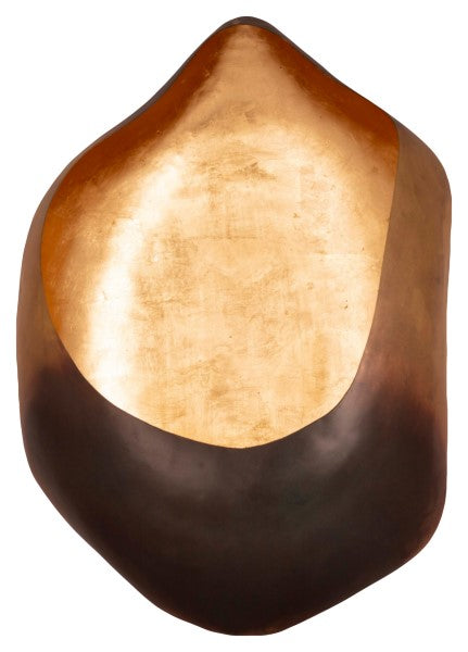 Stor væglanterne i varme toner 56,5cm