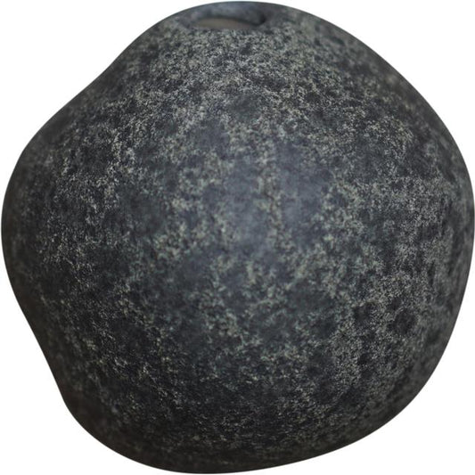 Væghængt vase MINIATURE large i sort