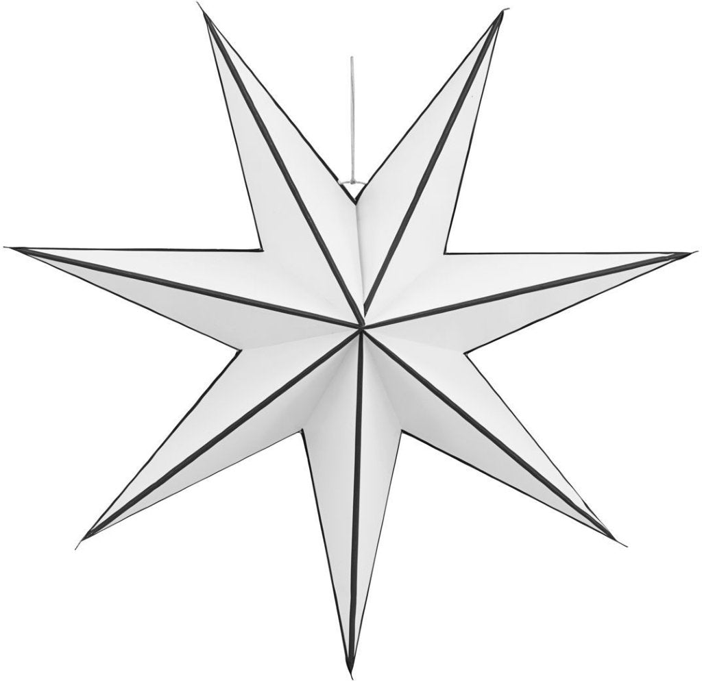 House Doctor julestjerne i papir, Ø60cm