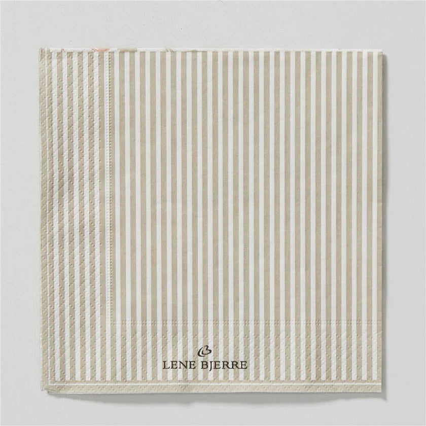 Florie papirserviet 33x33 cm. hvid