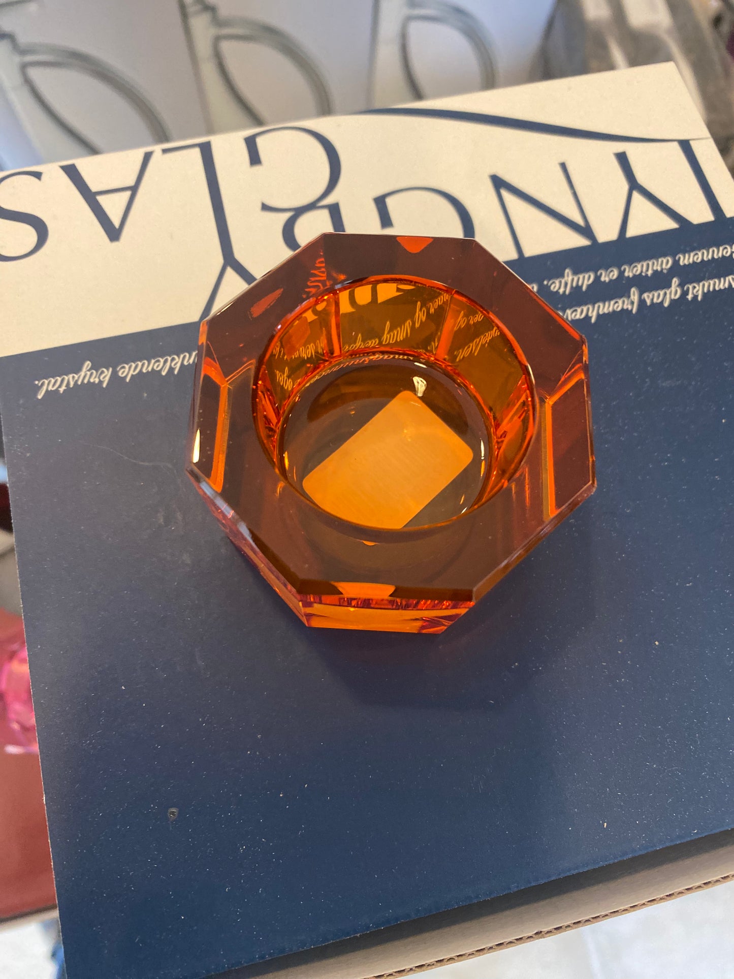 Lyngby Krystal Fyrfadsstage - flere farver