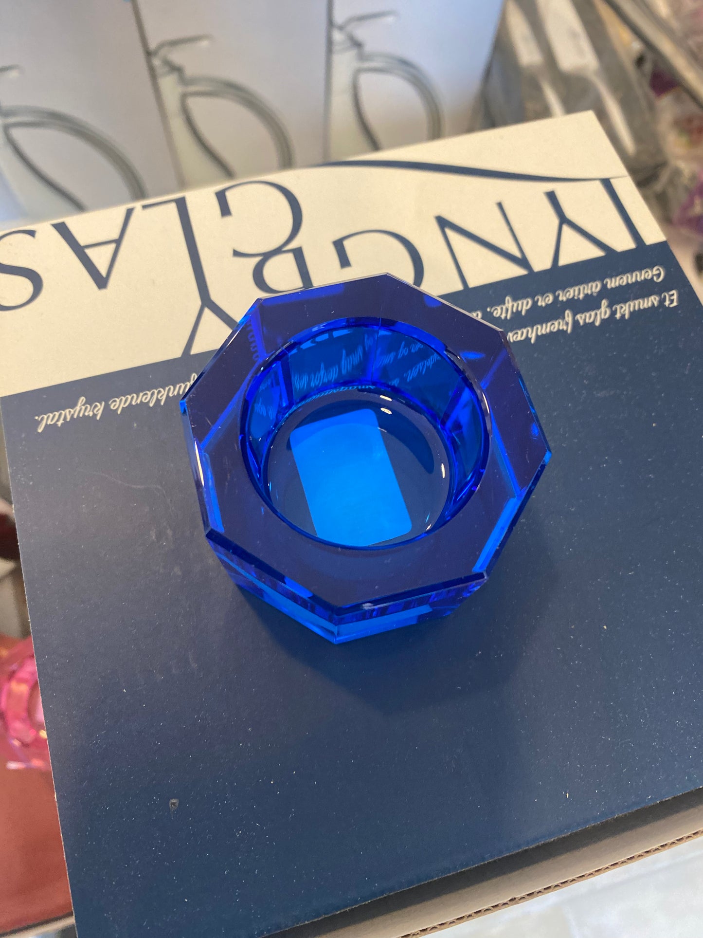 Lyngby Krystal Fyrfadsstage - flere farver