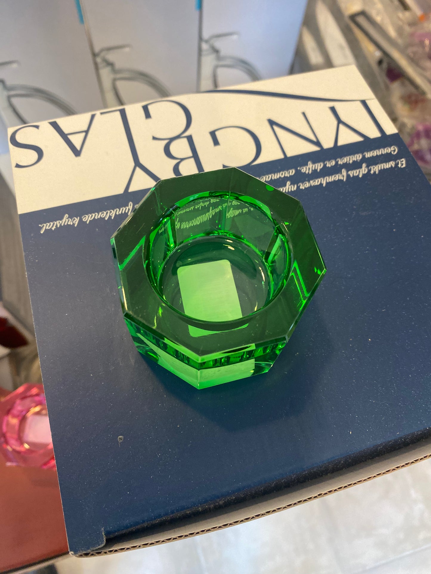 Lyngby Krystal Fyrfadsstage - flere farver