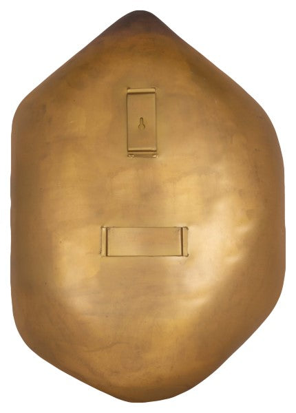 Stor væglanterne i varme toner 56,5cm