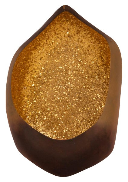 Væghængt lanterne i varme toner 46cm