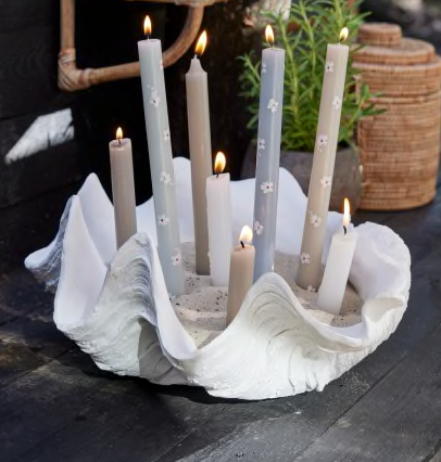 Shella Dekorationsskål hvid 39cm