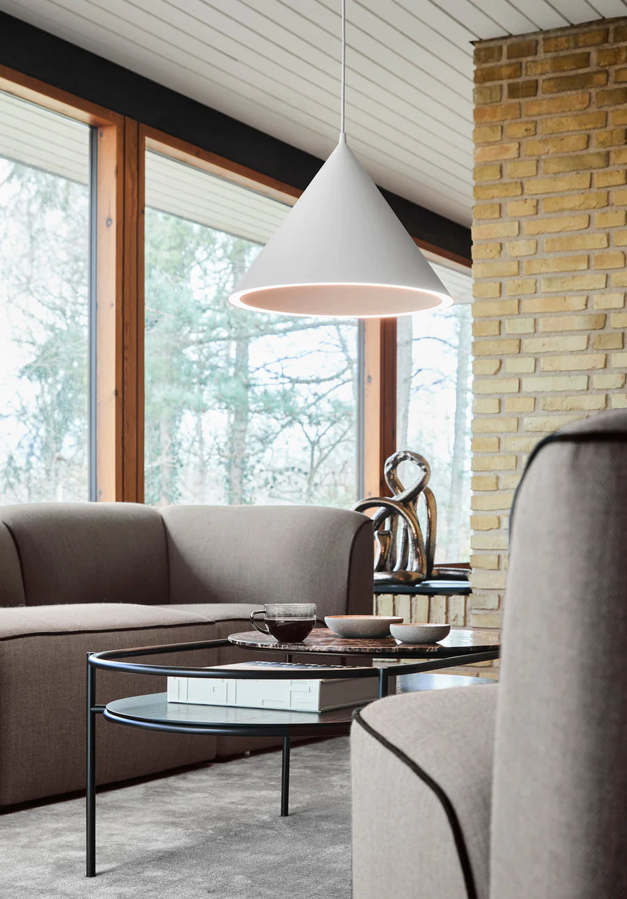 Woud Annular Pendel Stor i Hvid outlet