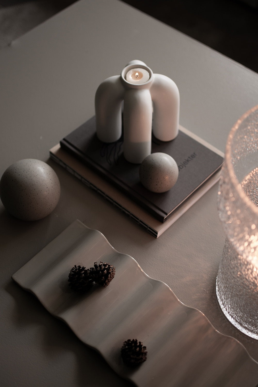 Fyrfadsstage Rope sandy mole