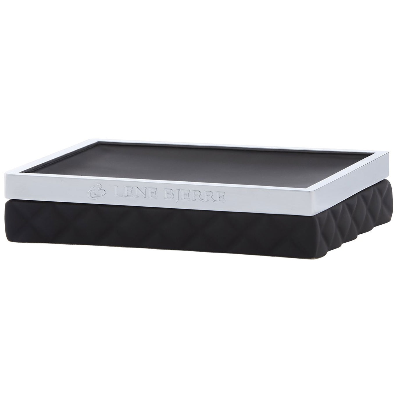 Portia sæbeholder 13x10 cm. sort