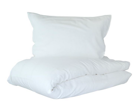 TuriForm Lykke Sengesæt hvid hør/bomuld 70x100cm