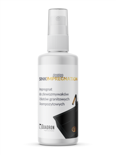 nano SINKIMPREGNATION imprægnering til granit- og kompositvaske og bordplader med Quadron sølvioner