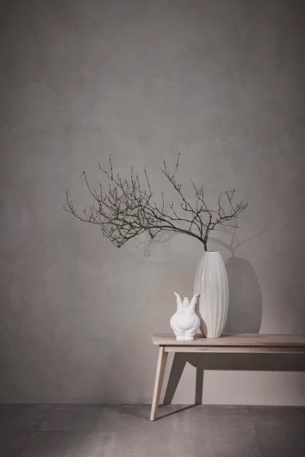 Serafina Kvinde figur 28cm hvid