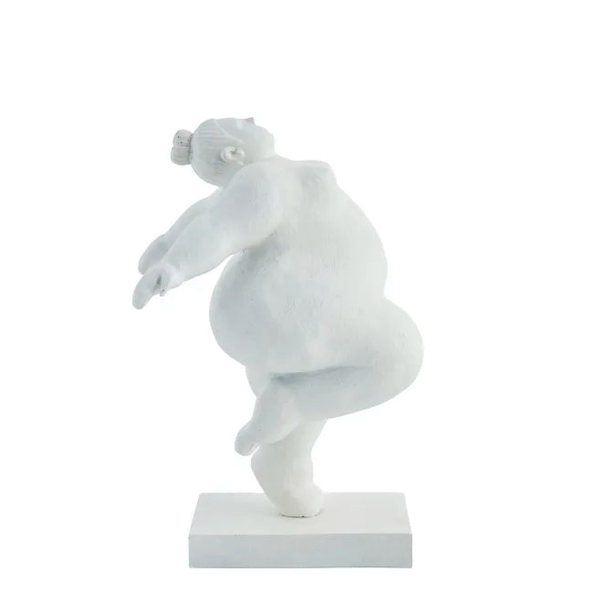 Serafina kvinde figur H23cm hvid