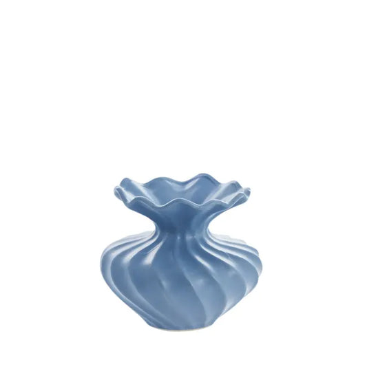 Susille vase H14 cm. blå