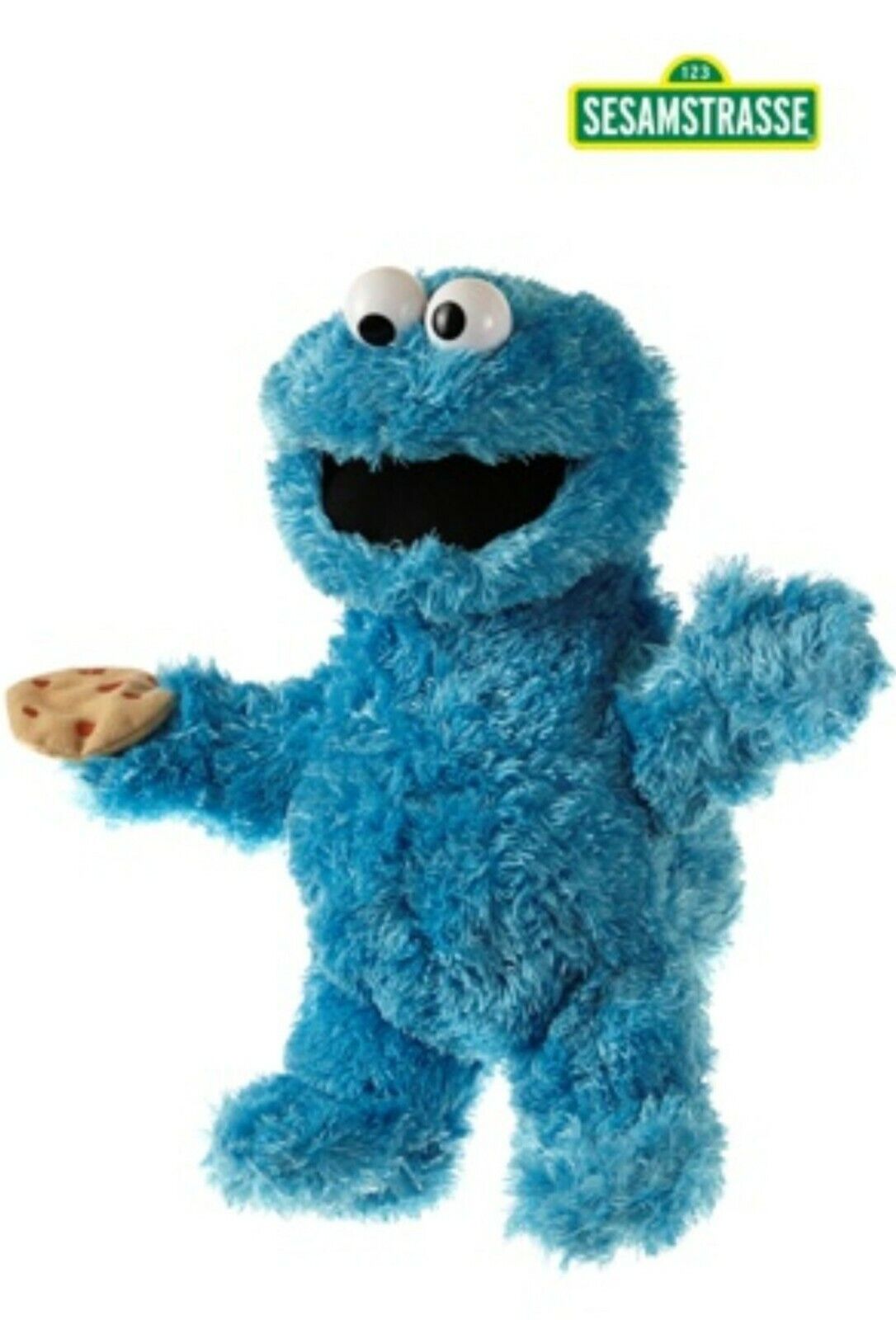 Sesame Street – Cookie Monster Hånddukke 33–37 cm