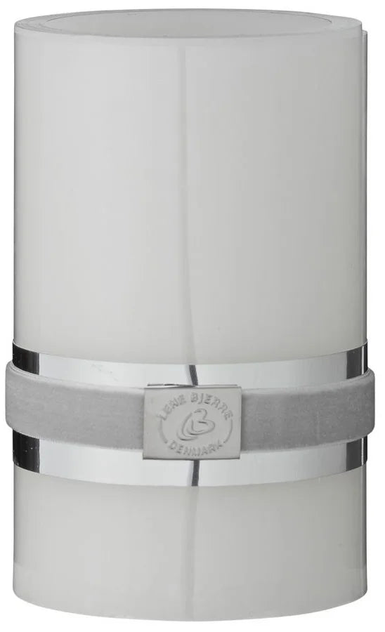 LED bloklys H12 cm. hvid