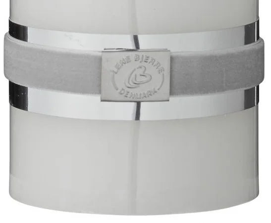 LED bloklys H12 cm. hvid