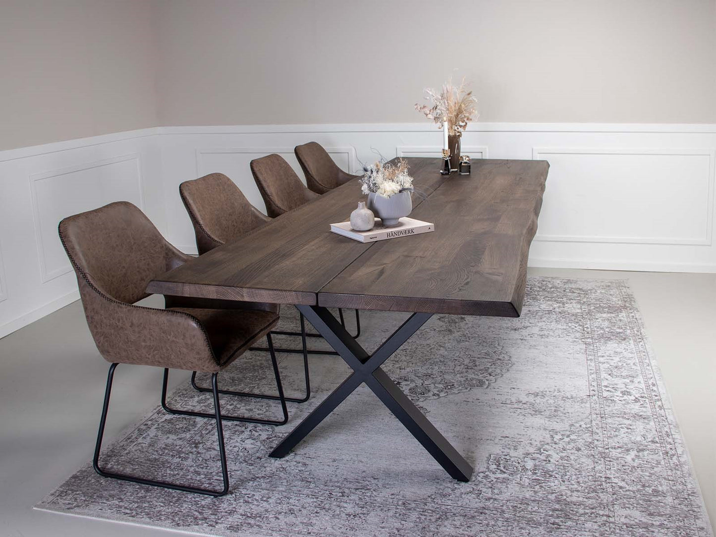 Spisebordsstel X Base sort