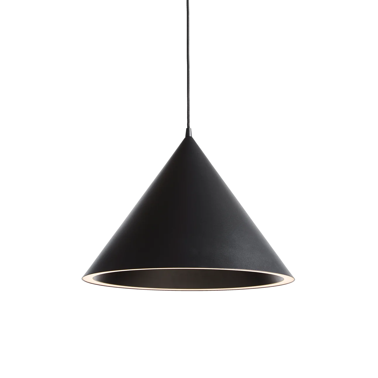 Woud Annular pendant (Large) i sort ( OUTLET )