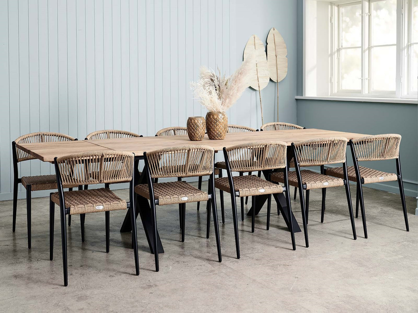 Spisebordsstel X Base sort