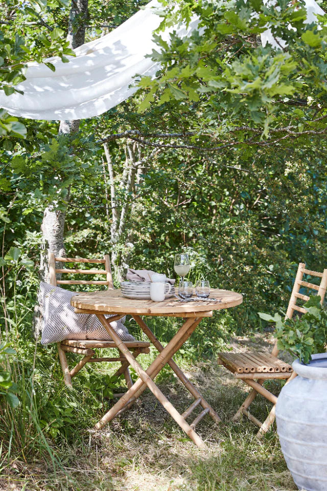 Mandisa bord 90x90 cm. natur