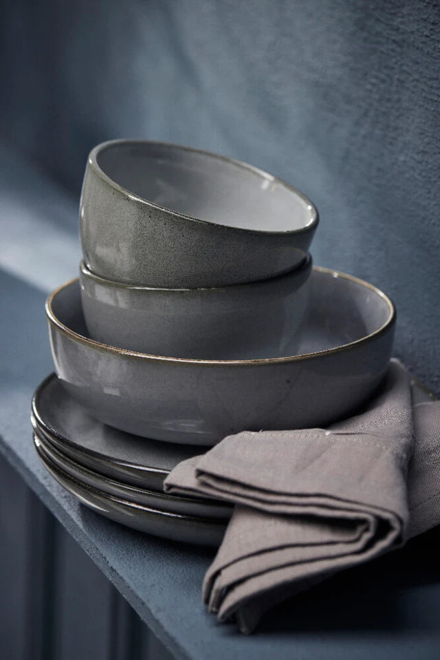 Amera frokosttallerken Ø20,5 cm. grå