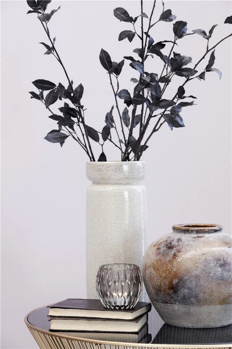 Cilia vase H35 cm. sand