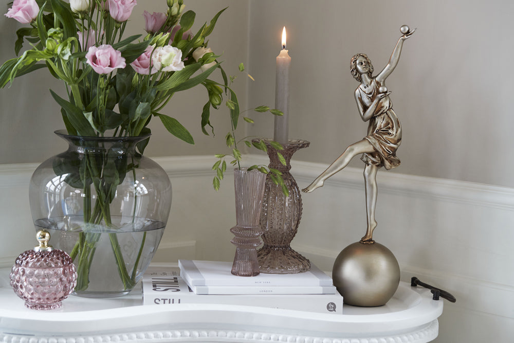 Serafina figur H43 cm. antik guld