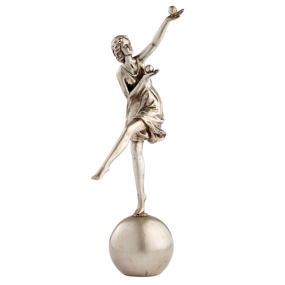 Serafina figur H43 cm. antik guld