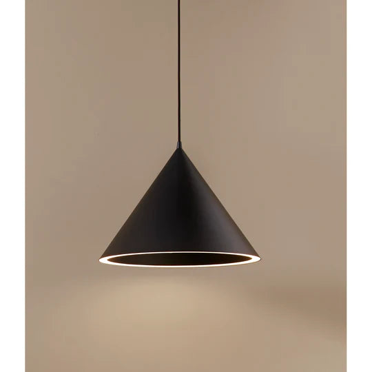 Woud Annular pendant (Large) i sort ( OUTLET )