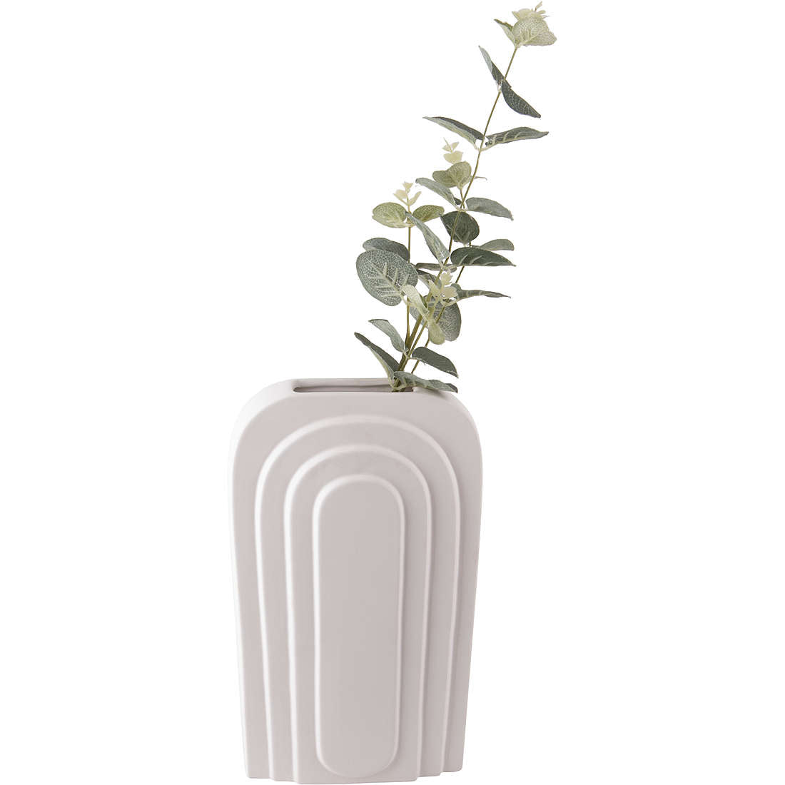 Arc large vase i hvid