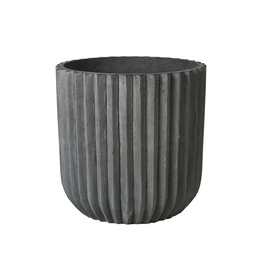Broste Copenhagen Fiber Potte – Charcoal Fibercement Ø50 cm